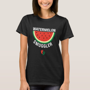 Camiseta Mamãe Grávida Mamãe Watermelon Smuggler D
