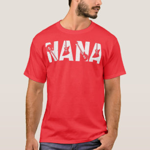 Camiseta Mamãe Guitarrista Funny Nana Music Guitar Mães Da