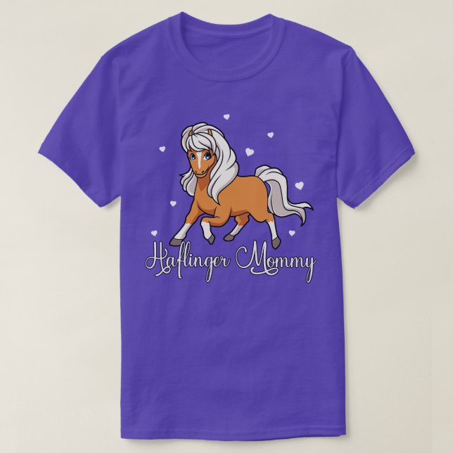 Camiseta Mamãe Haflinger do trevo (Frente do Design)