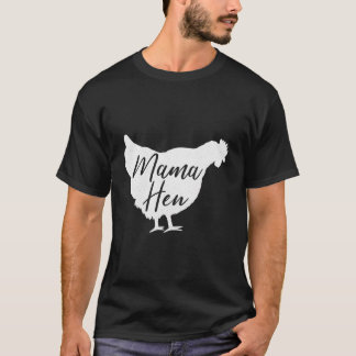 Camiseta Mamãe Hen Engraçado Aniversário Presente Mulheres