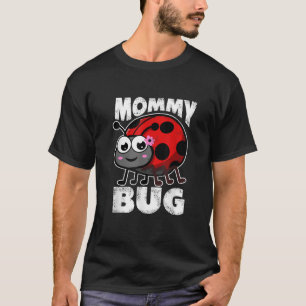 Camiseta Mamãe Ladybug Mãe Insetos Entomologia