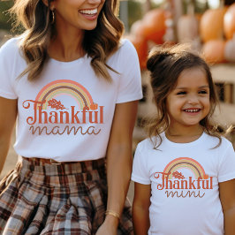 Camiseta Mamãe Laranja Laranja de Mama e Mim Correspondendo