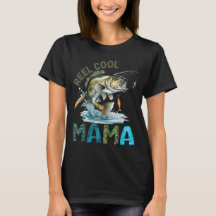 Camiseta Mamãe Legal Dia das Mães Amantes de Pesca