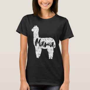 Camiseta Mamãe Lhama Alpaca Orgulhosa Fofo Dia das Mães Na