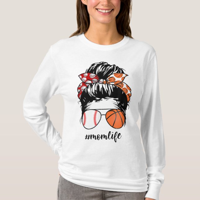 Camiseta Mamãe Life Baseball Basball Mamãe Fez bolinho engr (Frente)