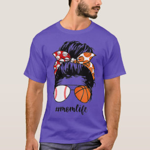 Camiseta Mamãe Life Baseball Basball Mamãe Fez bolinho engr