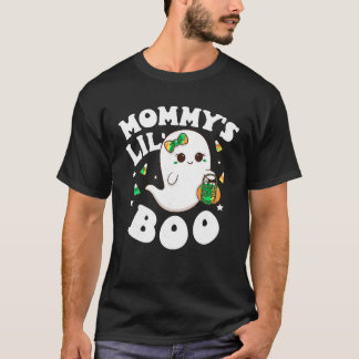 Camiseta Mamãe Lil Boo Meninas Bebê Toddler Halloween