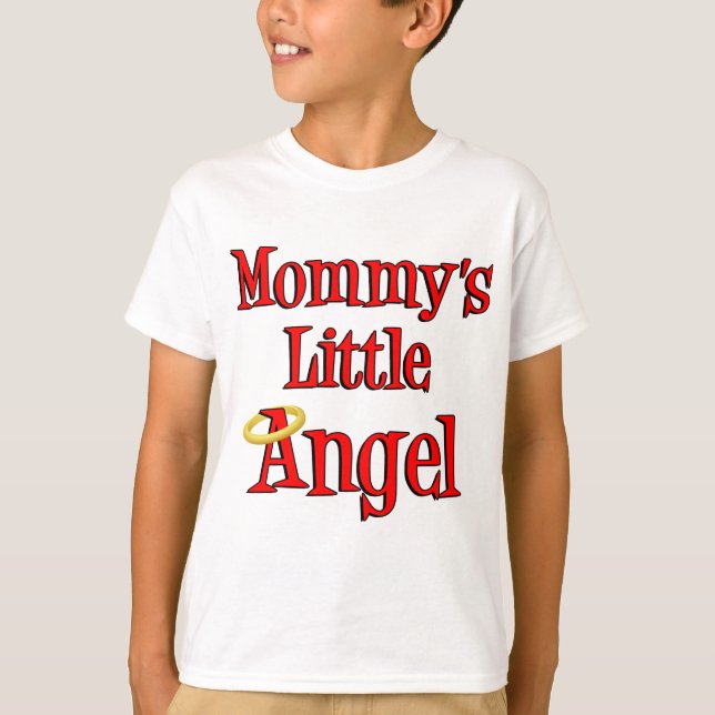Camiseta Mamãe Little Angel (Frente)