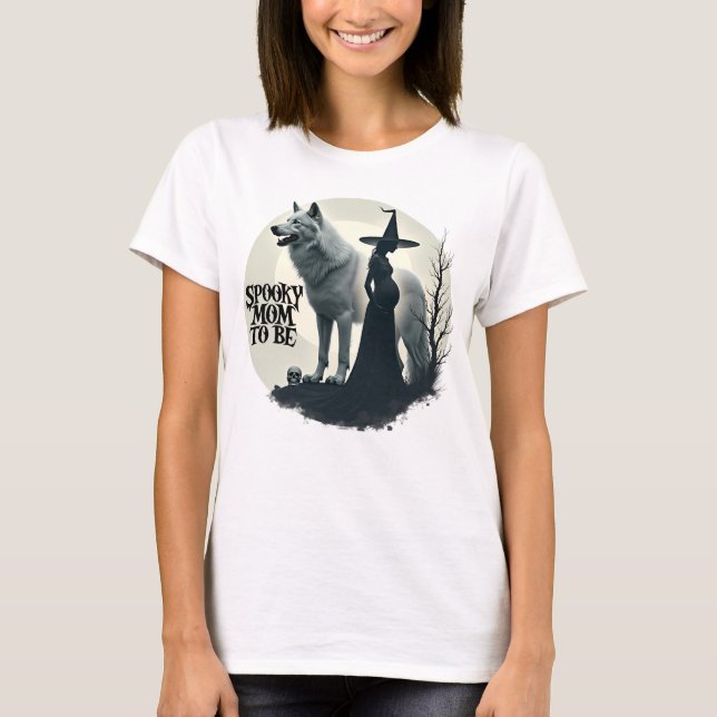 Camiseta Mamãe Louca Por Ser Um Anúncio De Bebê (Frente)