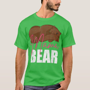 Camiseta Mamãe Mãe Carneiro Família Bela Urso Mama Urso 143