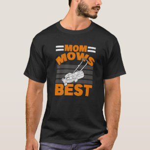 Camiseta Mamãe Mãe, Melhor Madre Gardenando Cortadora de Co