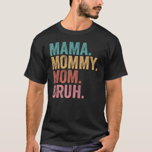 Camiseta Mamãe Mamãe Mãe Bruh Luz Autismo Sensibilização Mã