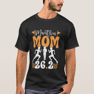 Camiseta Mamãe MARATONA MÃE 26.2 Meia Maratona Divertida Me