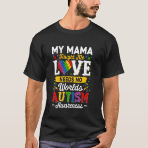 Camiseta Mamãe Me Ensinou Que O Amor Não Precisa De Palavra