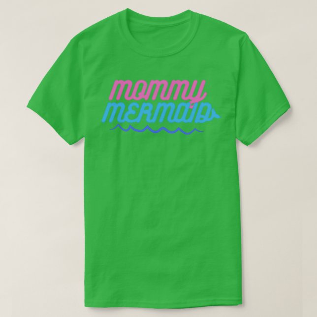 Camiseta Mamãe Mermaid (Frente do Design)