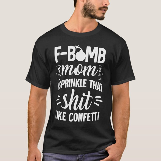 Camiseta Mamãe, Mulheres da Vida Bomba Mãe (Frente)
