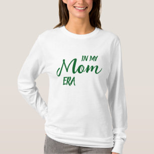 Camiseta Mamãe na Era da Mamãe Fofo Moderno Simples Minimal