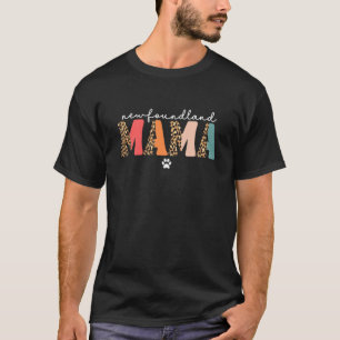 Camiseta Mamãe Newfie Mãe Para Mulheres Newfy Newfound Cog