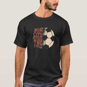 Camiseta Mamãe No Dia A Dia Apoia Futebol Vintage
