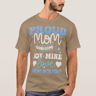 Camiseta Mamãe Orgulhosa, Bonitão Por Mim, Ama Ambos