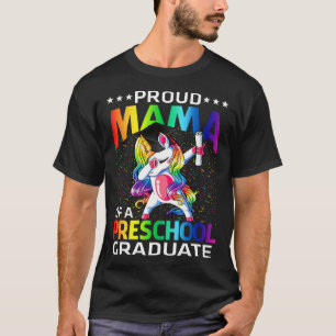 Camiseta Mamãe Orgulhosa De Um Formando Da Pré-Escola