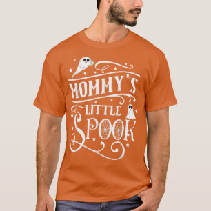 Camiseta Mamãe Pequeno Spook Cute Ghost Halloween