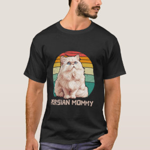 Camiseta MAMÃE PERSA Dona de Gato Persa Mãe de Gato Persa