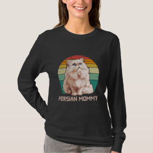 Camiseta MAMÃE PERSA Proprietário de Gato Persa Mãe Persa M