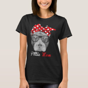 Camiseta Mamãe Pittie Para Lovers De Cachorro Pitbull