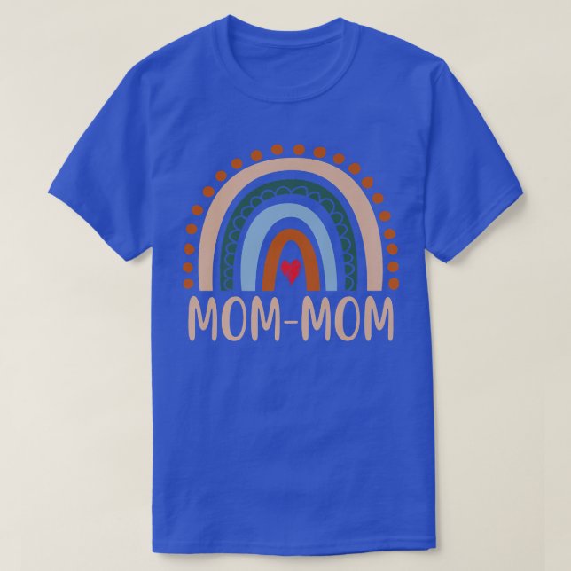 Camiseta Mamãe Rainbow Avó Bonita Dia de as mães Engraçado  (Frente do Design)