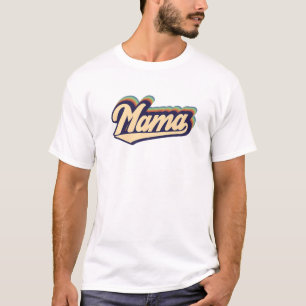 Camiseta Mamãe Retro Mãe Dia de as mães Mãe Vida Legal Vin