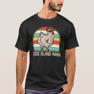 Camiseta Mamãe Rhode Island Cute Frango Mamãe Fazendeira pa
