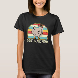 Camiseta Mamãe Rhode Island Cute Frango Mamãe Fazendeira pa