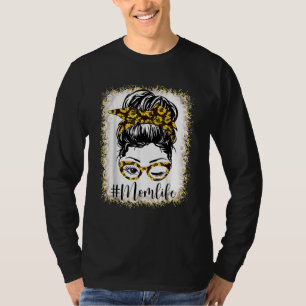Camiseta Mamãe Sangrada Vida Sunflower Messaging Dia de as