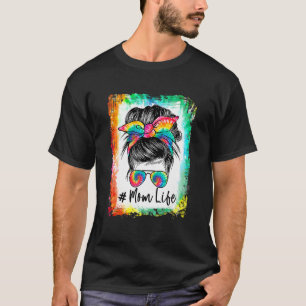 Camiseta Mamãe Sangrenta Cabelo Pedrado Óculos de sol Tie D