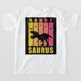 Camiseta Mamãe Saurus Rex Camisa de Mãe de Dinossa
