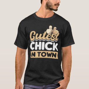 Camiseta Mamãe Silkie A galinha mais fofa da cidade Galinha