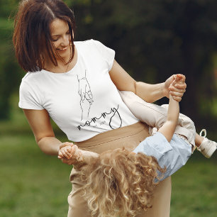 Camiseta Mamãe Simples e Estabelecida