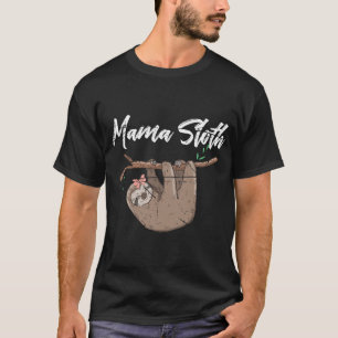 Camiseta Mamãe Sloth Pet Mãe
