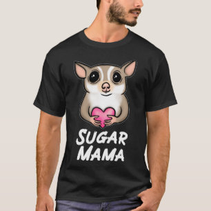 Camiseta Mamãe Sugar Glider para Amantes de Sugar Glider1 d