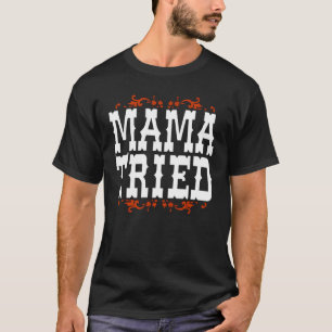 Camiseta Mamãe Testou Um Gráfico De Música country engra