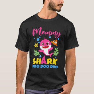 Camiseta Mamãe Tubarão-Presente Correspondente À Famíli
