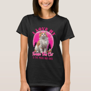 Camiseta Mamãe Turca, EU AMO MEU VAN CAT Vintag TURCO