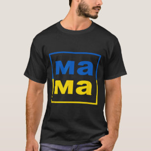 Camiseta Mamãe Ucraniana Mãe Bandeira Da Ucrânia Orgulhosa