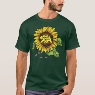 Camiseta Mamãe Ursa Girassol Dia de as mães Engraçado Mãe m