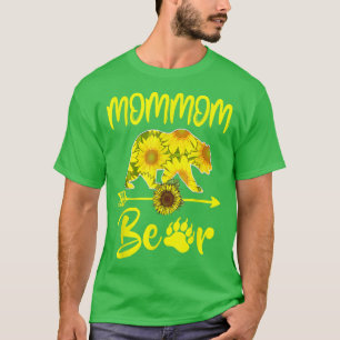 Camiseta Mamãe Ursa Girassol Oferece Dia de as mães Engraça