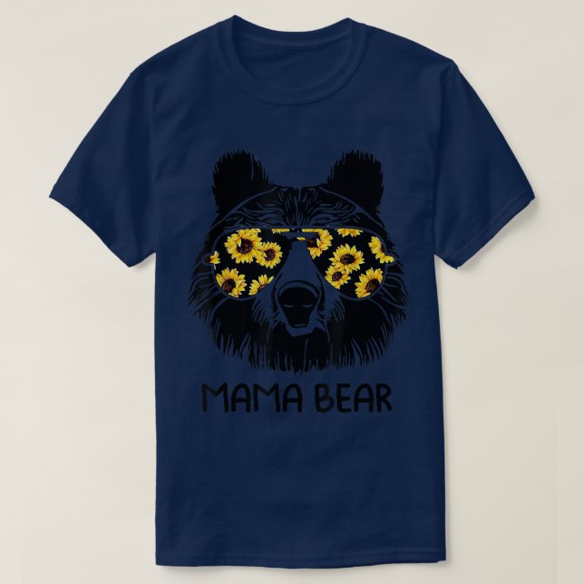 Camiseta Mamãe Ursa Mãe Ursa Colorida (Frente do Design)
