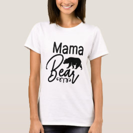 Camiseta Mamãe Urso - Mãe