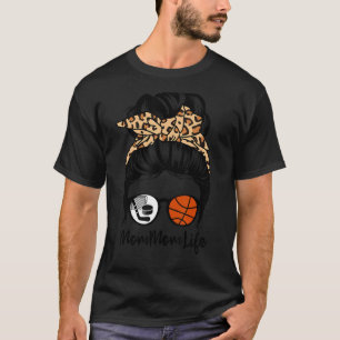 Camiseta Mamãe Vida Mensageira Cabelo de Arma Engraçado Hóq