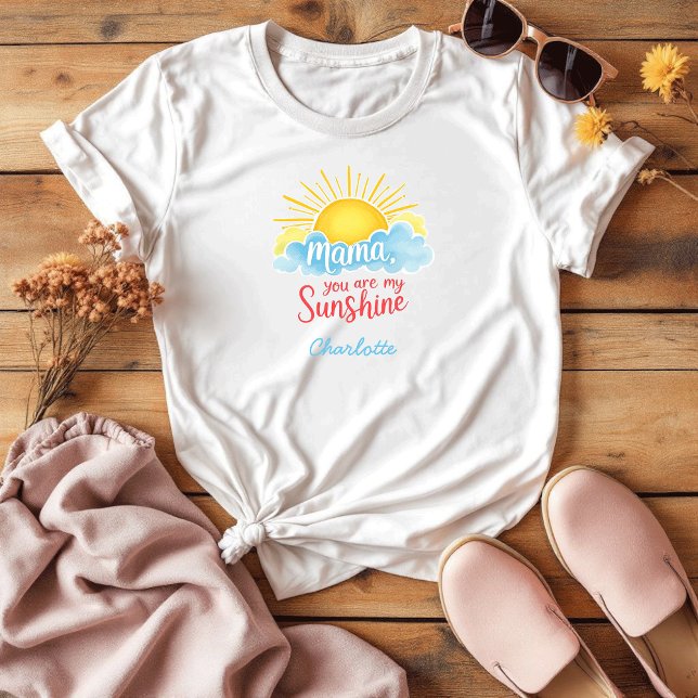 Camiseta Mamãe, Você É Minha Luz | Apreciação da Mãe (Criador carregado)